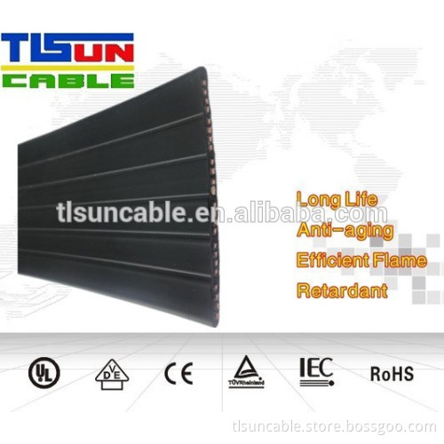Flexible Flat Elevator Cables H05vvh6 24G 0.75MM2